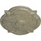 Ekena Millwork Waltz Ceiling Medallion (Canopies up to 4 1/2"), 21 1/4"W x 17 3/8"H x 1"P, Castle Stone Crackle CM21WACSC - alternate 4